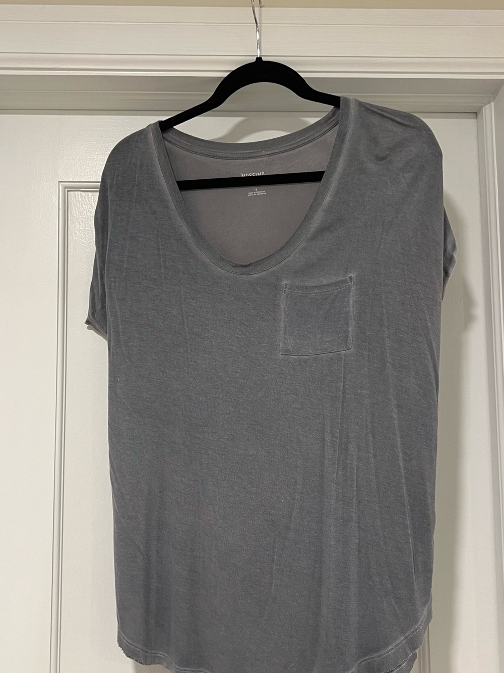 Mossimo Supply Co. faded gray crewneck tee